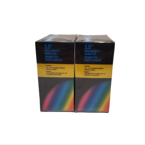 3.5" Floppy IBM Formatted HighMark 2HD High Density Diskettes 10 Floppy Disks. - Picture 3 of 6